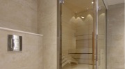 bathroom pods deck arena sauna
